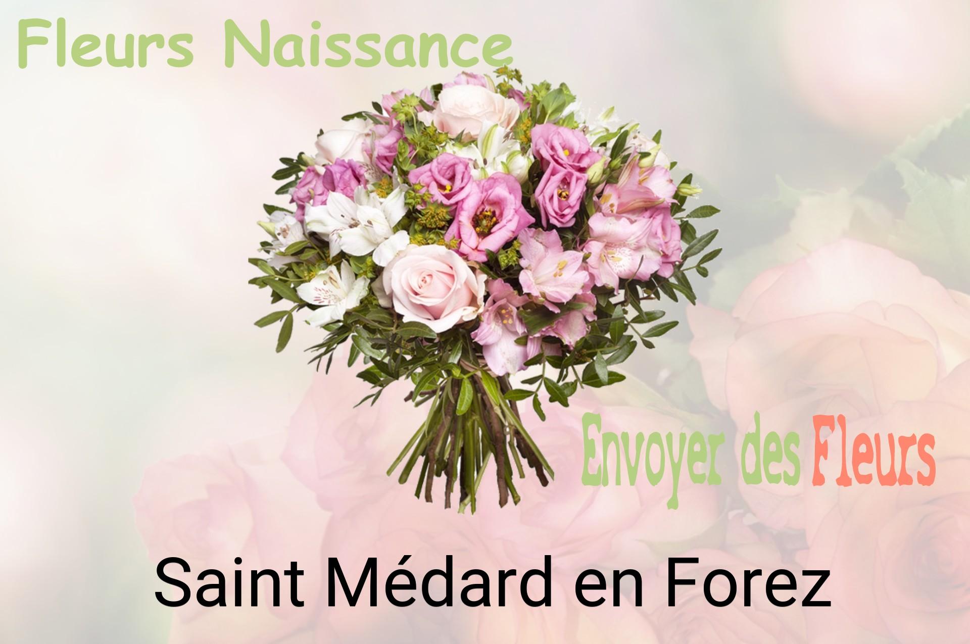 Bouquet de fleurs de naissance livré à Saint-Médard-en-Forez